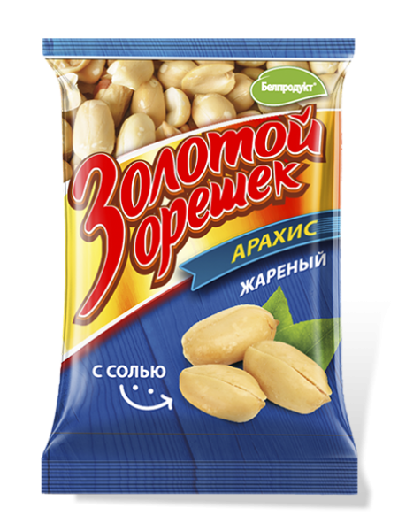 Орех арахис жареный соленый "Золотой орешек"70г*20 Орех арахис жареный соленый "Золотой орешек"70г*20